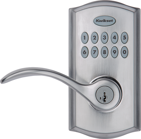 SmartCode 955 commercial keypad door lock in Satin Chrome