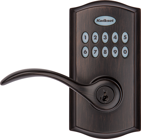 SmartCode 955 commercial keypad door lock in Venetian Bronze