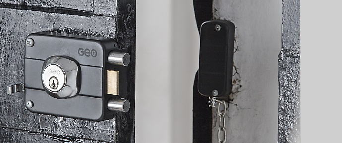 Geo Black & Decker Security Rim Lock Left Hand Loose Cylinder