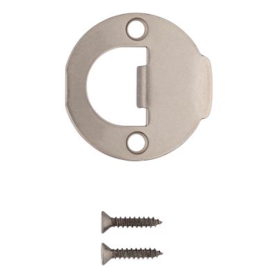 Satin Nickel 820049 - Square Deadbolt Strike | Kwikset