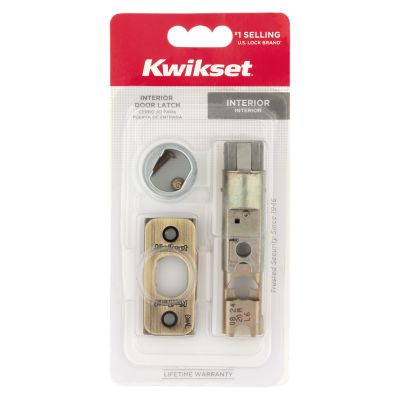 Antique Brass 81825 - 6WAL Adjustable Half-Round Drive Latches | Kwikset