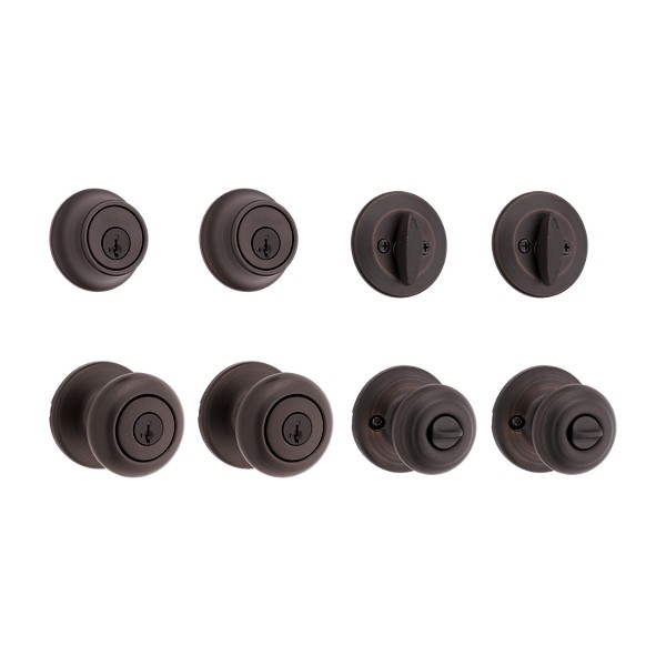 Kwikset Cove Venetian Bronze Privacy Knob Right or Left Handed