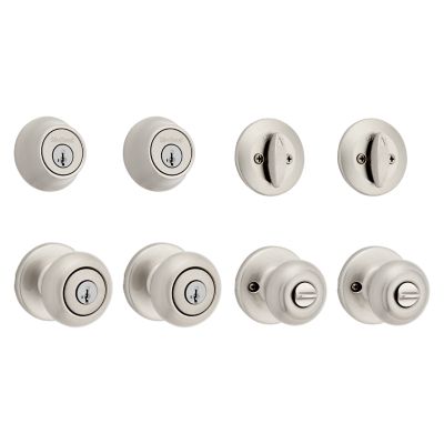 Cove Project Pack - Two Keyed Knobs and Two Keyed One Side Deadbolts - featuring SmartKey