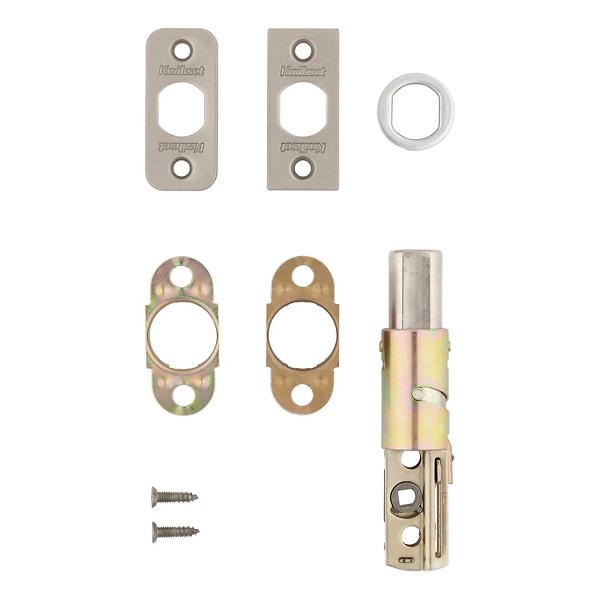 Satin Nickel Deadbolt 6 Way Adj Latch | Kwikset
