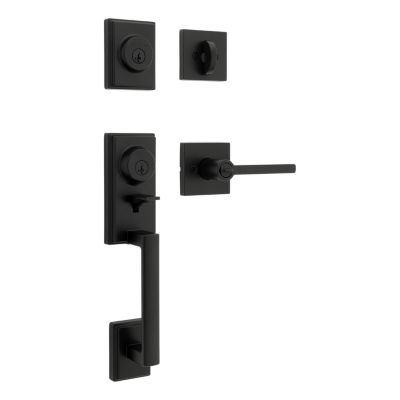 Image for Peralta Handleset with Halifax Lever - Deadbolt Keyed One Side - featuring SmartKey