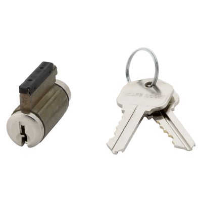 Single Cylinder Plug in Silver for Levers