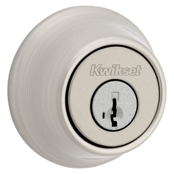 Satin Nickel 660 Deadbolt - Keyed One Side - featuring SmartKey