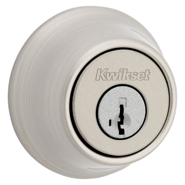 Satin Nickel 665 Deadbolt - Keyed Both Sides - featuring SmartKey