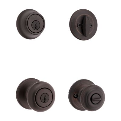 Cove Security Set - Deadbolt Keyed One Side - featuring SmartKey