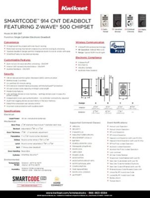 Smart Code 914 Data Sheet