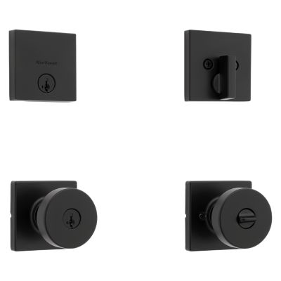 Pismo Square Security Set - Deadbolt Keyed One Side - featuring SmartKey