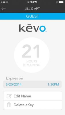 Kevo Guest eKey