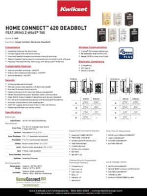 Home Connect 620 Data Sheet