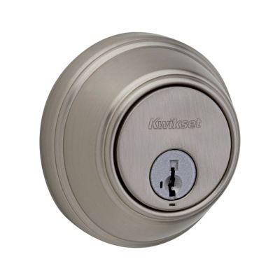 Key Control Deadbolt Satin Nickel