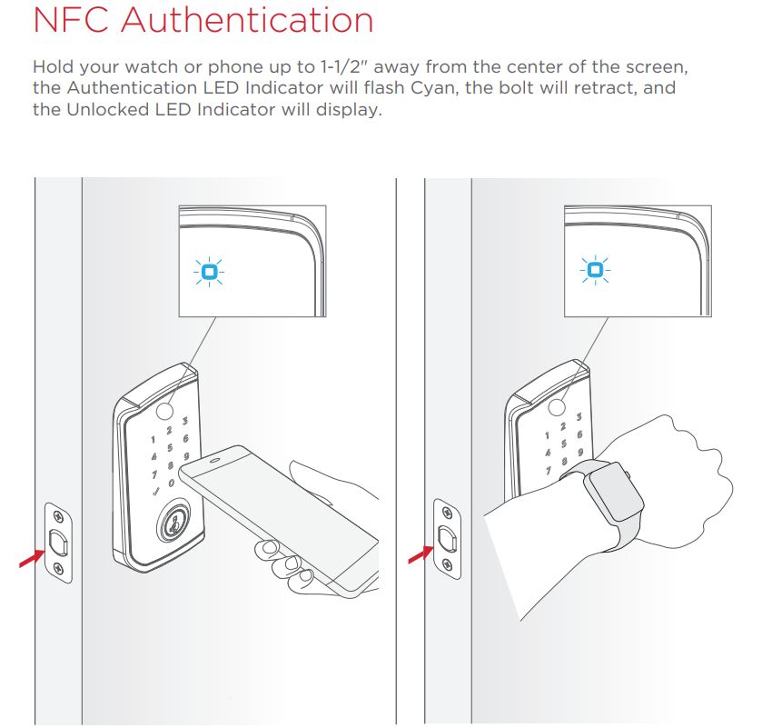 Kwikset Halo Select Plus smart lock NFC