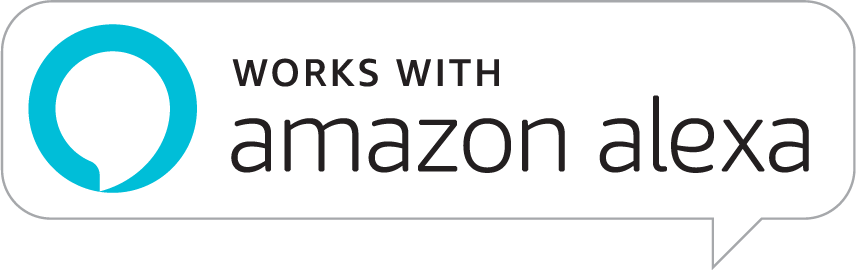 works with Amazon Alexa logo