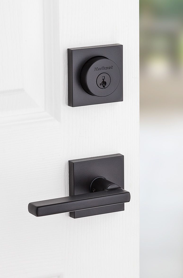 Kwikset front door lock outlet set