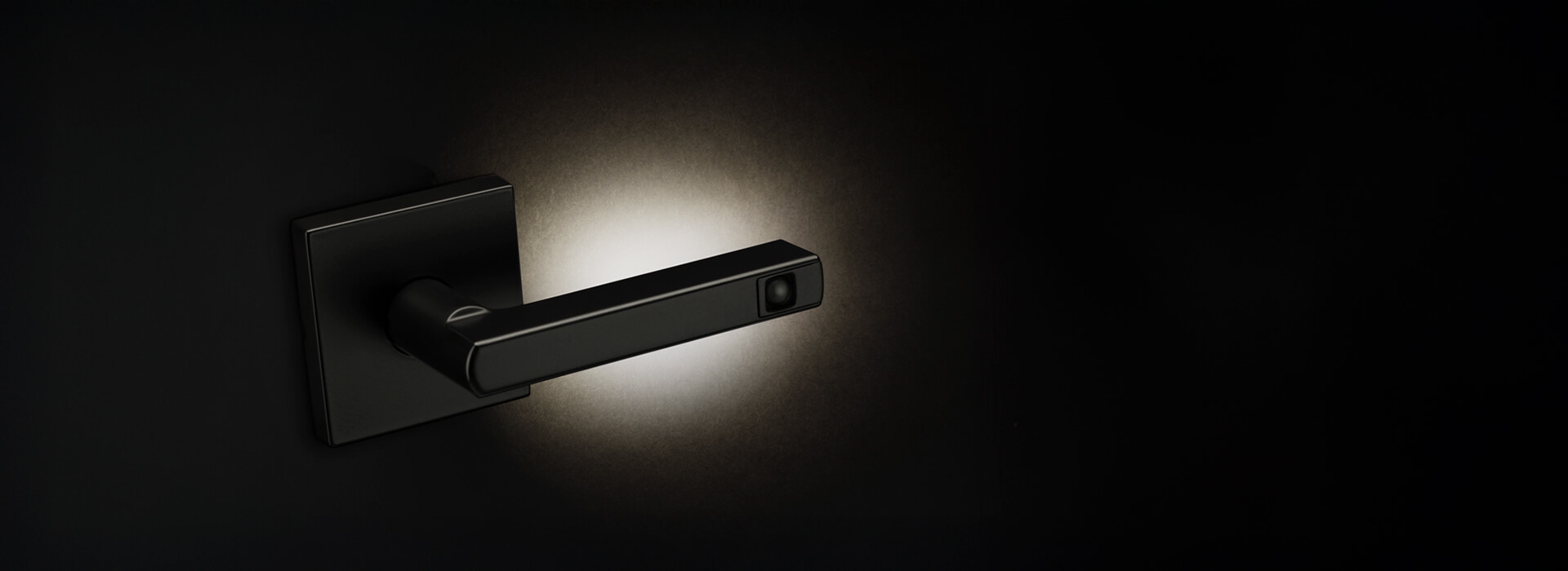 Matte Black Halifax Lever LED (Square) - Bed/Bath | Kwikset Matte Black Halifax Lever LED (Square) - Bed/Bath | Kwikset
