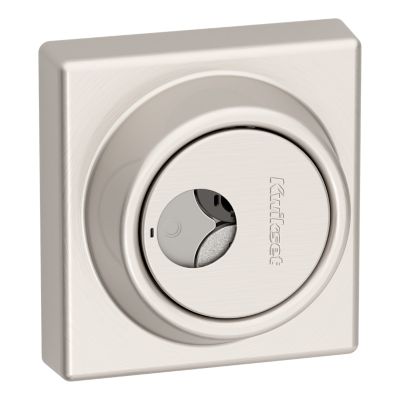 Satin Nickel Contemporary Key Control Deadbolt - Keyed One Side