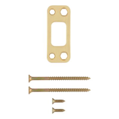 Deadbolt Round Corner Strike with Screws