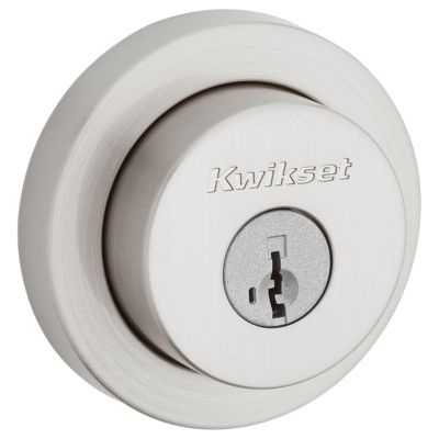 Satin Nickel 158 Deadbolt - Keyed One Side - featuring SmartKey