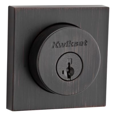 Image for 158 Square Deadbolt - Keyed One Side - featuring SmartKey