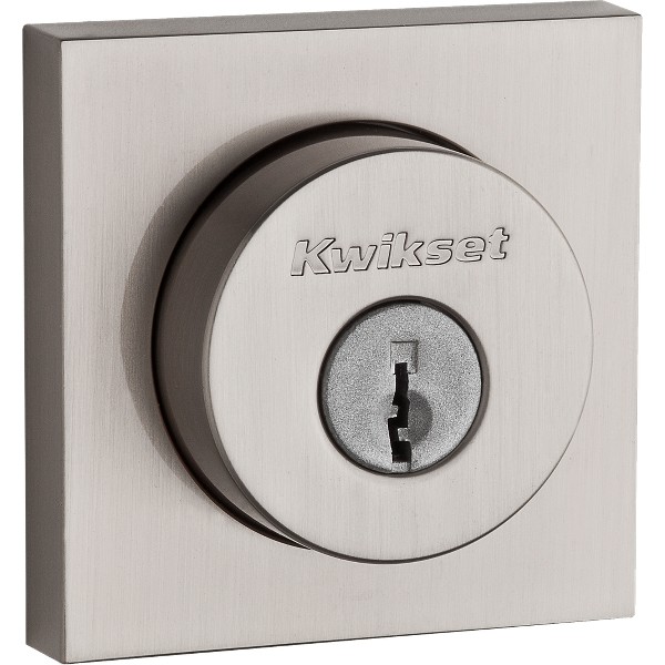 Kwikset 159 Square Deadbolt - Keyed Both Sides - with Pin & Tumbler Official product image