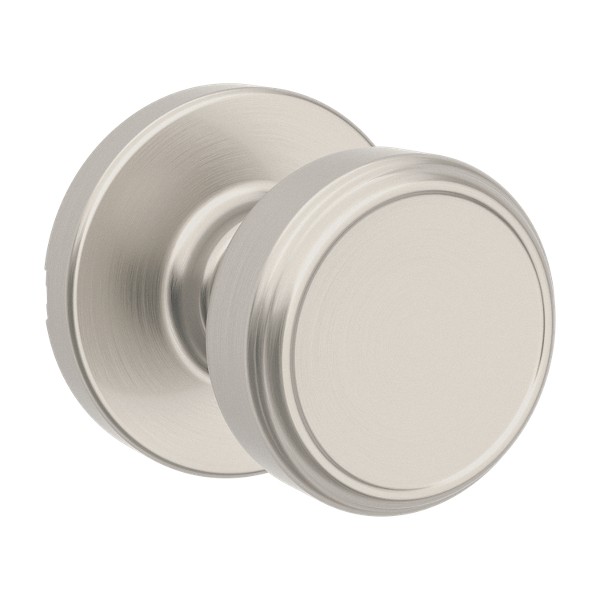 Satin Nickel Maven Knob (Round) - Hall/Closet | Kwikset