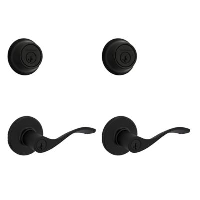 Image for Balboa Project Pack - Two Keyed Knobs and Two Keyed One Side Deadbolts - featuring SmartKey