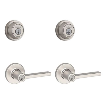 Image for Casey Round Project Pack - Two Keyed Levers and Two Keyed One Side Deadbolts - featuring SmartKey