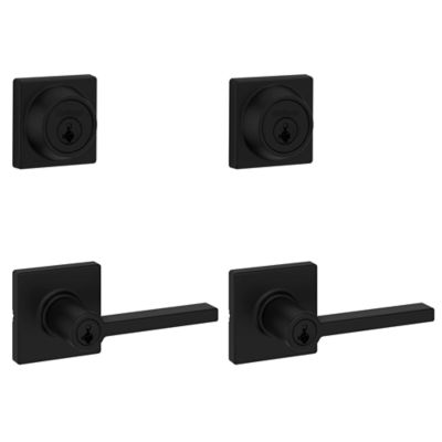 Image for Casey Square Project Pack - Two Keyed Levers and Two Keyed One Side Deadbolts - featuring SmartKey