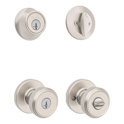 Maven Round Project Pack - Two Keyed Knobs and Two Keyed One Side Deadbolts - featuring SmartKey
