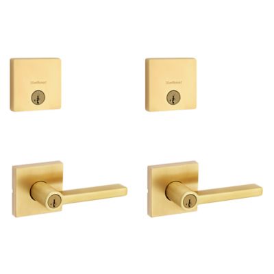 Image for Halifax Square Project Pack - Two Keyed Levers and Two Keyed One Side Deadbolts - featuring SmartKey