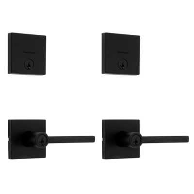 Image for Halifax Square Project Pack - Two Keyed Levers and Two Keyed One Side Deadbolts - featuring SmartKey