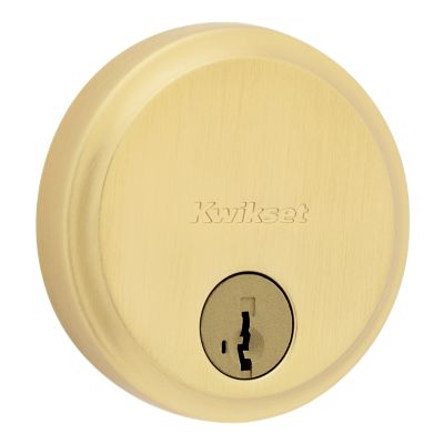 258 Hometown Deadbolt (Round) - Keyed One Side - featuring SmartKey