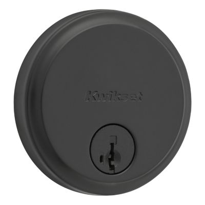 258 Hometown Deadbolt (Round) - Keyed One Side - featuring SmartKey
