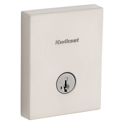 San Clemente Rectangle Deadbolt - Keyed One Side - featuring SmartKey