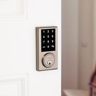 Satin Nickel 275 Contemporary Touchscreen Deadbolt | Kwikset