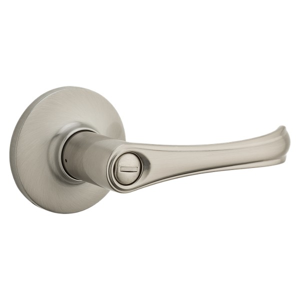 Kwikset Burbank Push Button Lever - Bed/Bath ภาพผลิตภัณฑ์ทางการ