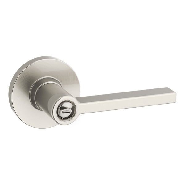 Kwikset Casey Push Button Lever (Round) - Light Commercial - Bed/Bath ภาพผลิตภัณฑ์ทางการ