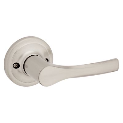 Satin Nickel Halifax Lever (Rectangle) - Pull Only | Kwikset