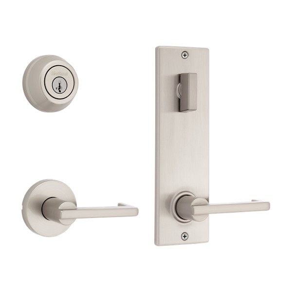 Satin Nickel Metal Interconnect Levers - 780 Deadbolt with Hali