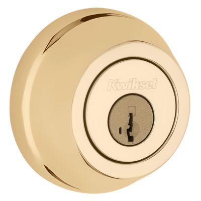 Polished Brass Gatelatch - Keyed Both Sides - featuring