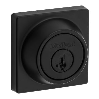 660 Contemporary Square Deadbolt - Keyed One Side - Featuring SmartKey