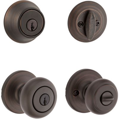 Cove Security Set - Deadbolt Keyed One Side - with Pin & Tumbler