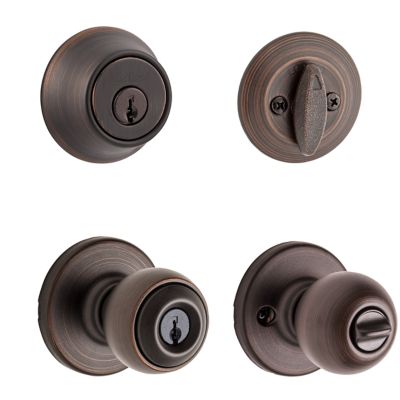 Polo Security Set - Deadbolt Keyed One Side - with Pin & Tumbler