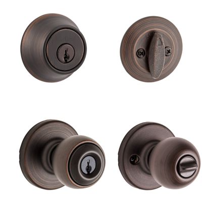 Image for Polo Security Set - Deadbolt Keyed One Side - with Pin & Tumbler