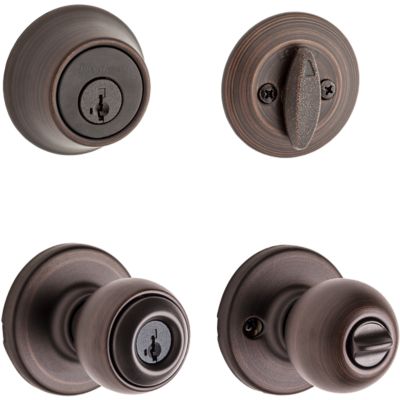 Polo Security Set - Deadbolt Keyed One Side - featuring SmartKey