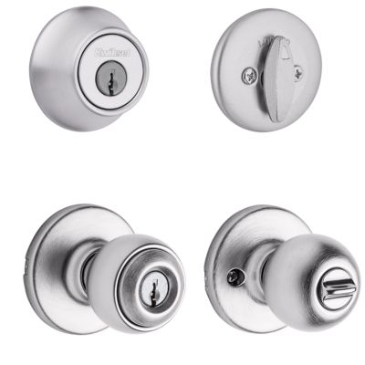 Polo Security Set - Deadbolt Keyed One Side - with Pin & Tumbler