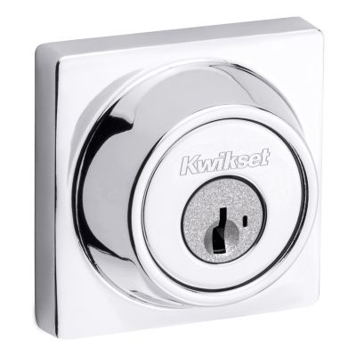 660 Contemporary Square Deadbolt - Keyed One Side - Featuring SmartKey